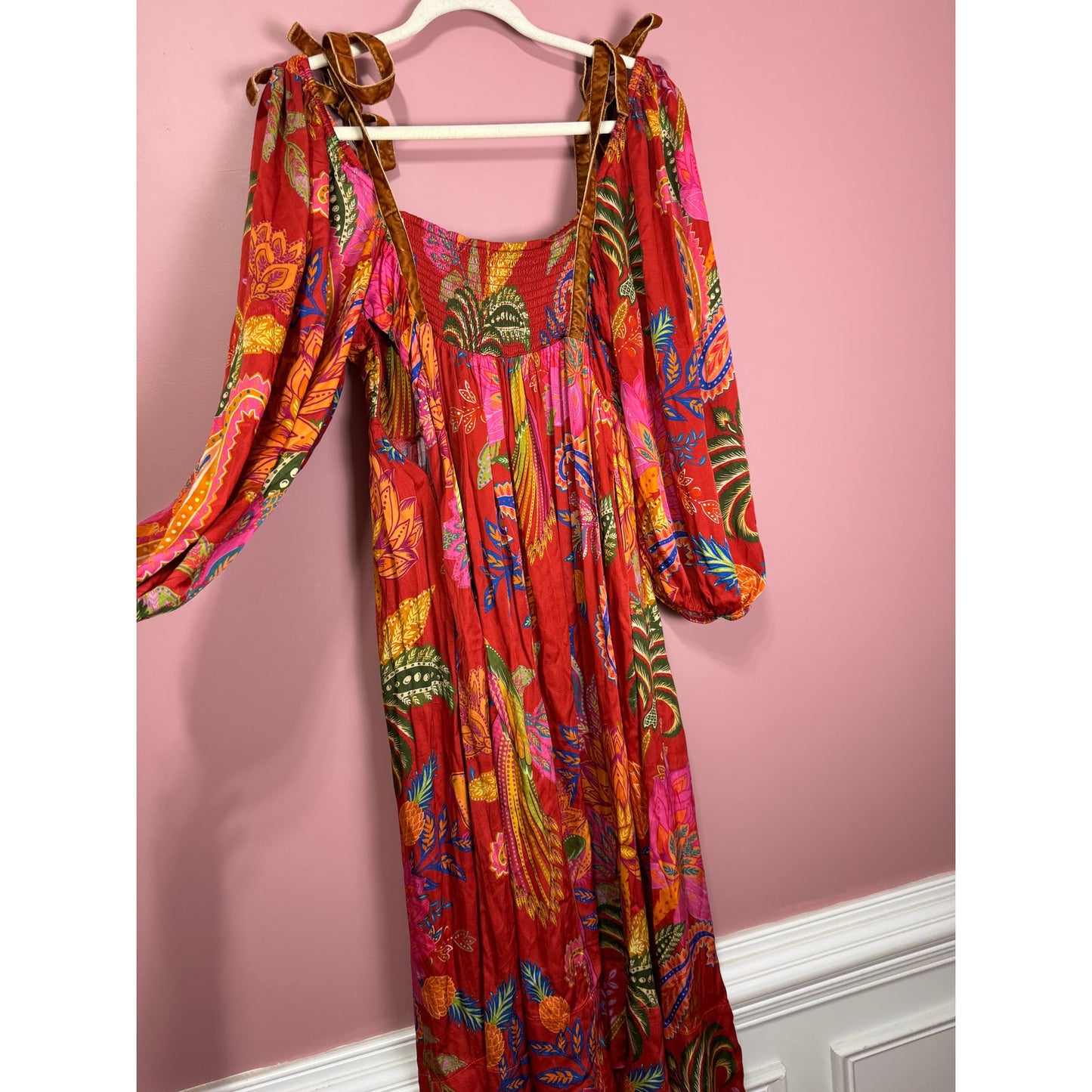 Farm Rio Mystic Bush Midi Dress Size Large