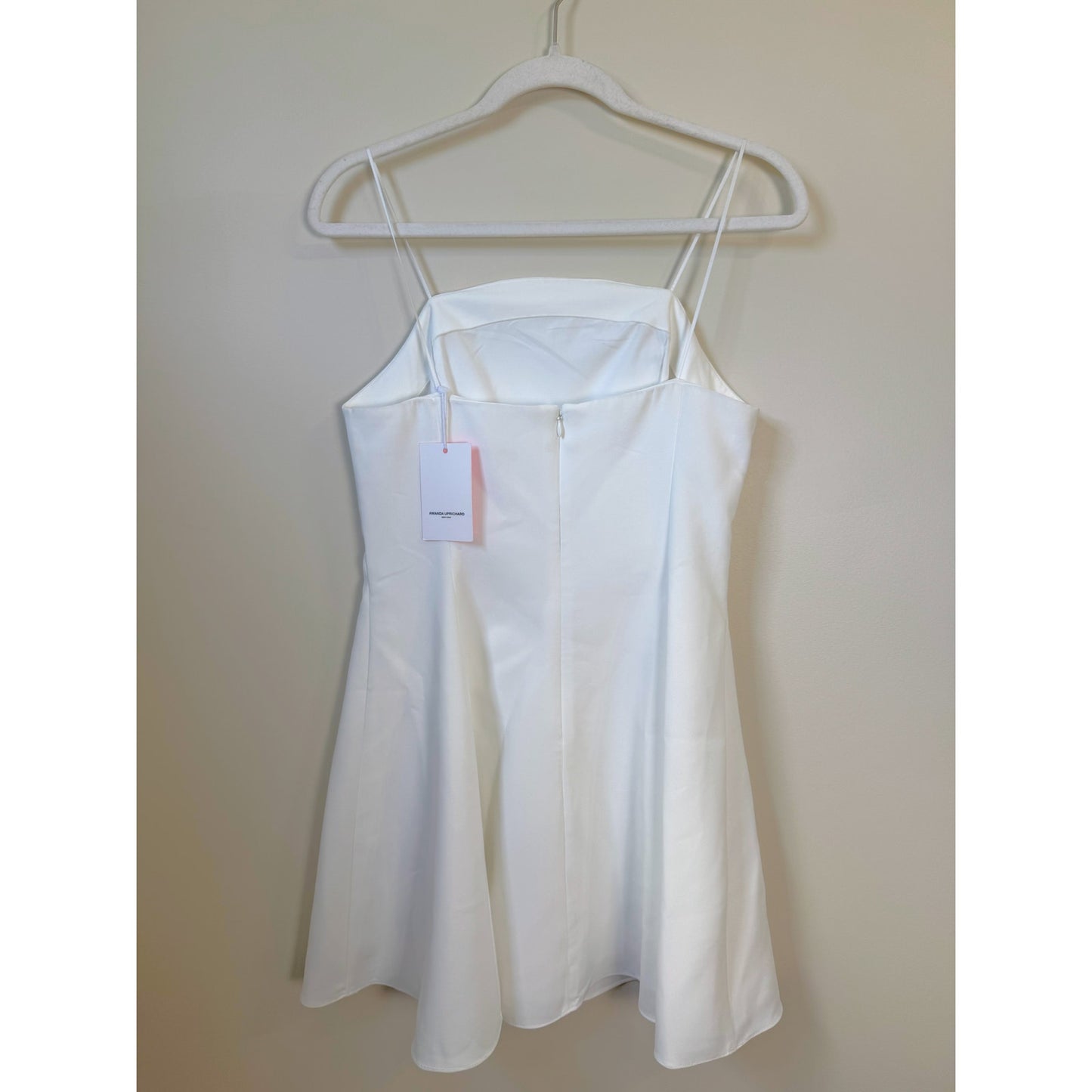 NEW NWT Amanda Uprichard Romilly Mini Dress White Size Medium