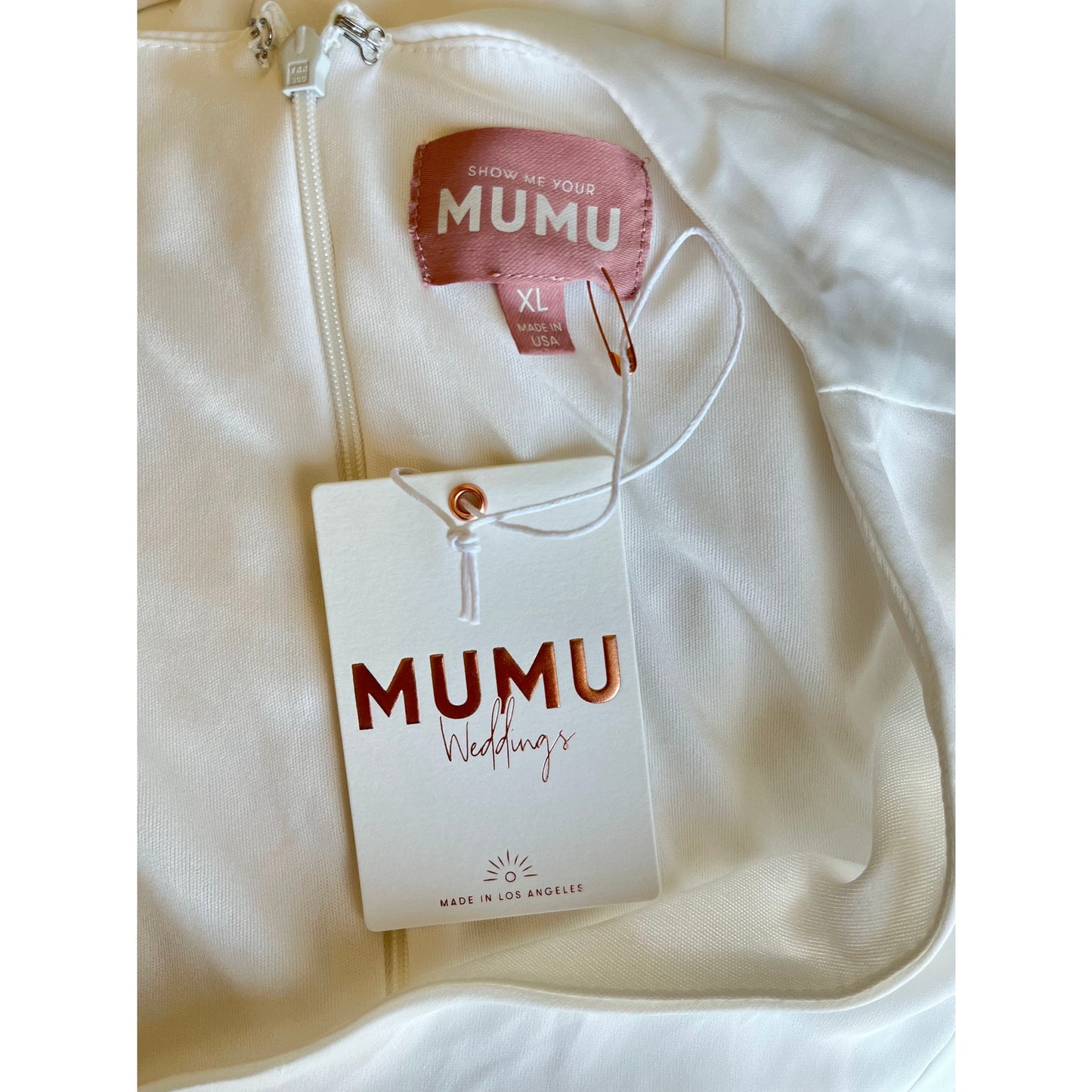 Show Me Your Mumu Roseta Maxi Dress White Size XL