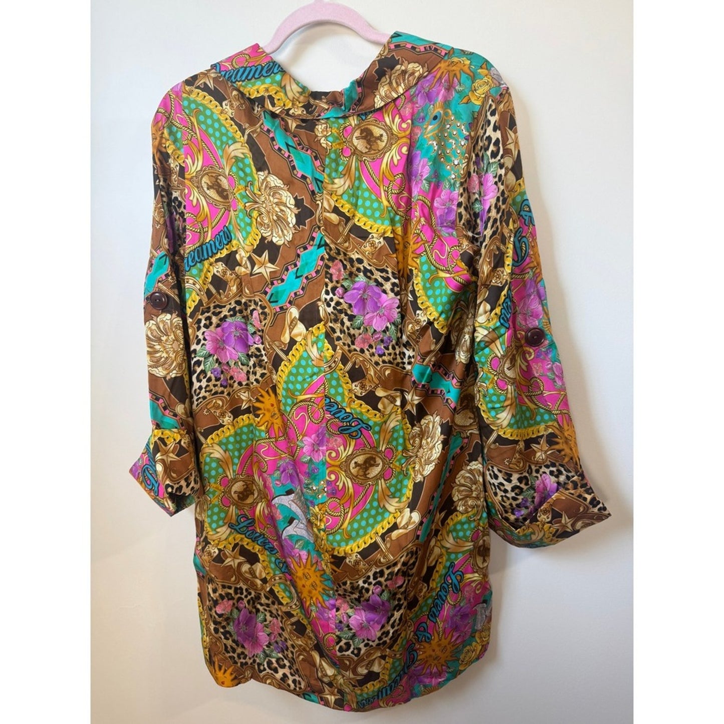 Spell Lovers & Dreamers Blazer Dress Cosmos Pink Leopard Floral Mini NWT S