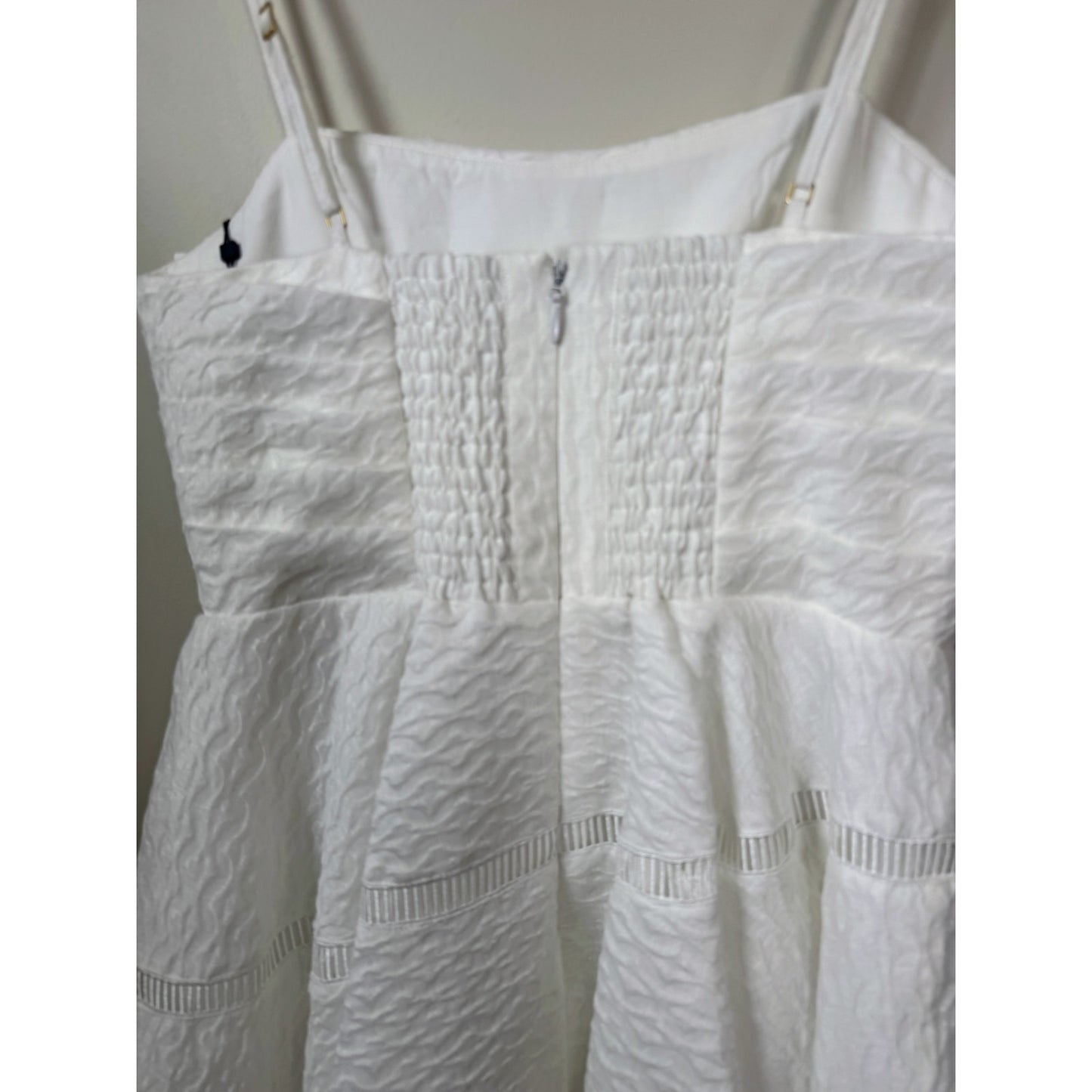 NEW NWT Aje. Cinque Jacuard Mini Dress White US Size 6