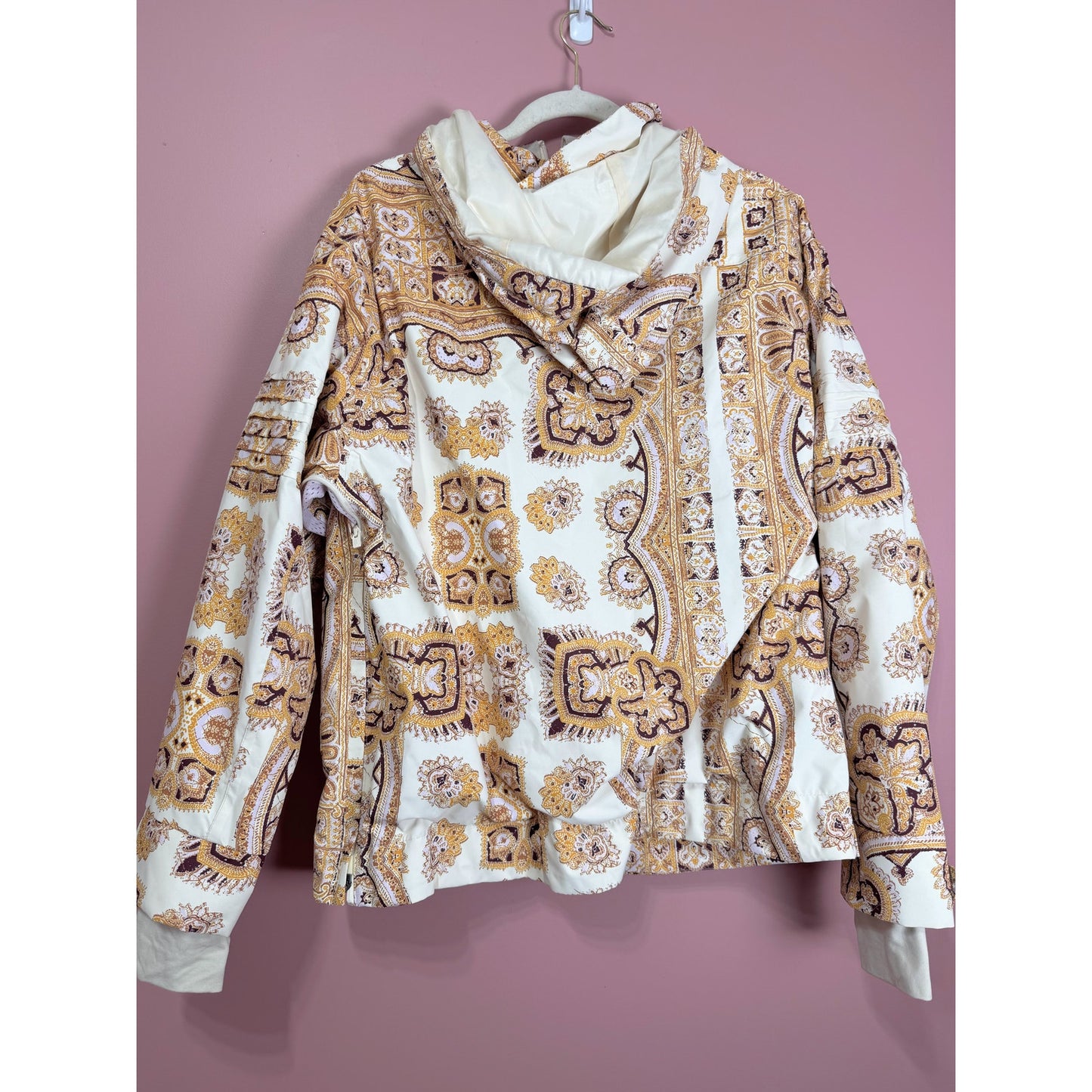 Free People Movement Alpine Glow Ski Pullover Hooded Jacket Size Large