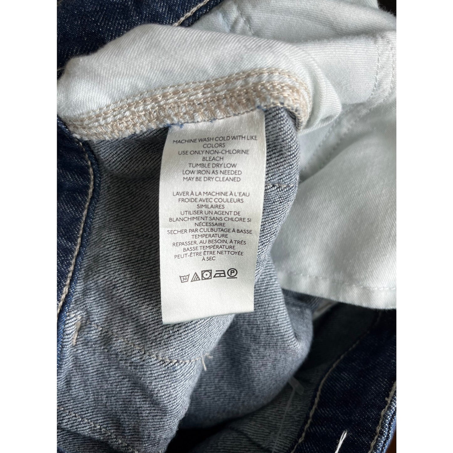 NEW Pilcro Anthropologie Seamed Sport Low-Rise Cargo Jeans Blue Size 27 Tall
