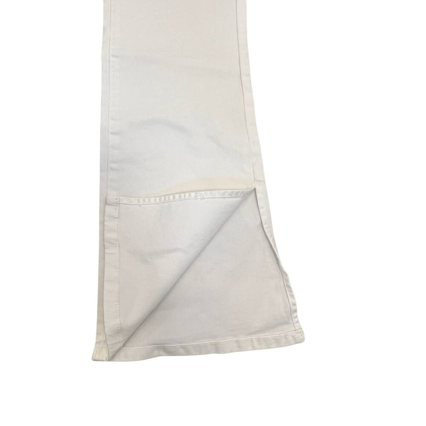 Blank NYC The Hoyt Bootcut Pants in White Vodka Soda Size 29 Zip Fly Stretch
