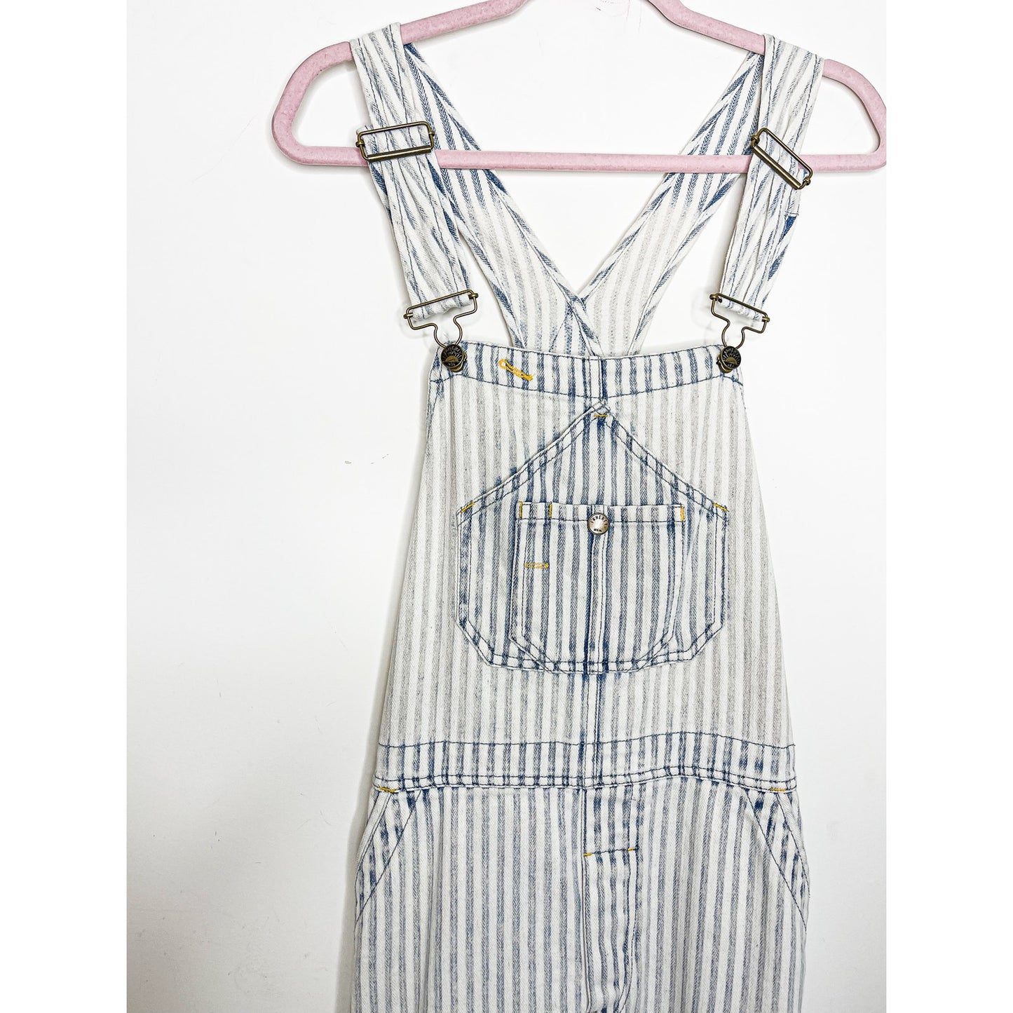 Faherty Superwashed Overall Denim Dress Size Medium