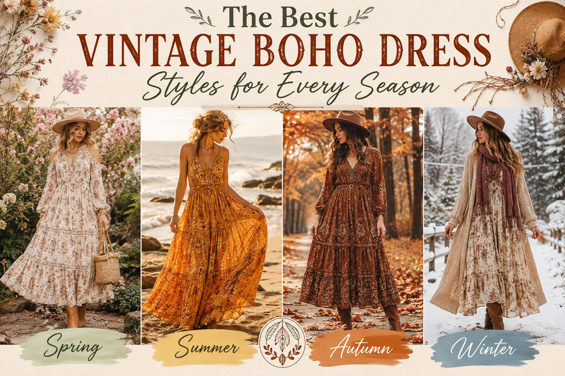 The Best Vintage Boho Dress Styles for Every Season
