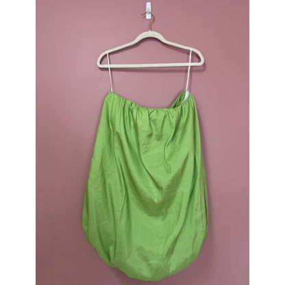 NEW Show Me Your Mumu Beverly Strapless Bubble Mini Dress in Green Size Large