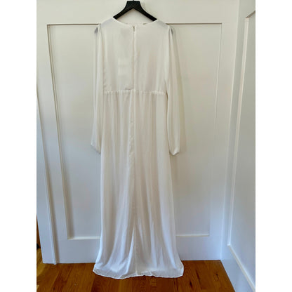 Show Me Your Mumu Roseta Maxi Dress White Size XL