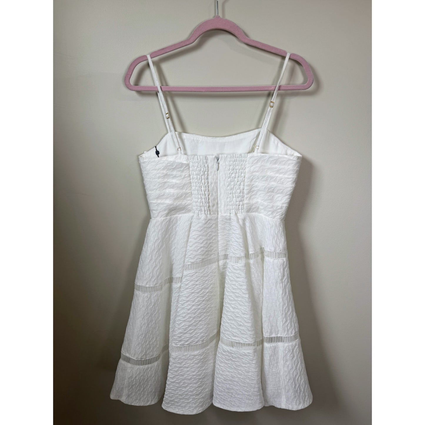 NEW NWT Aje. Cinque Jacuard Mini Dress White US Size 6