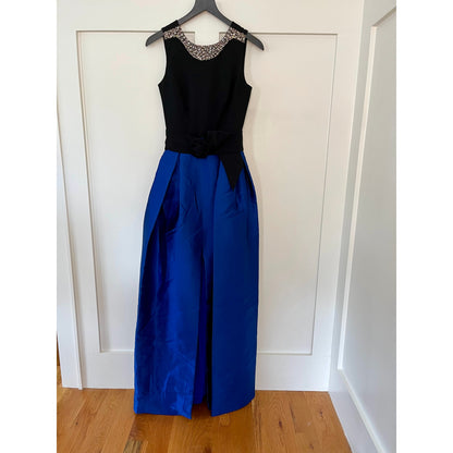 Sachin & Babi Monica Gown Black/Blue Size 0