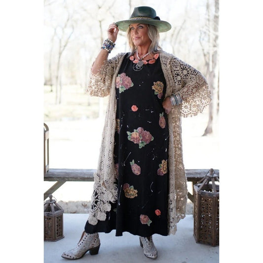 NWT Jaded Gypsy Midnight Walks Dress One Size