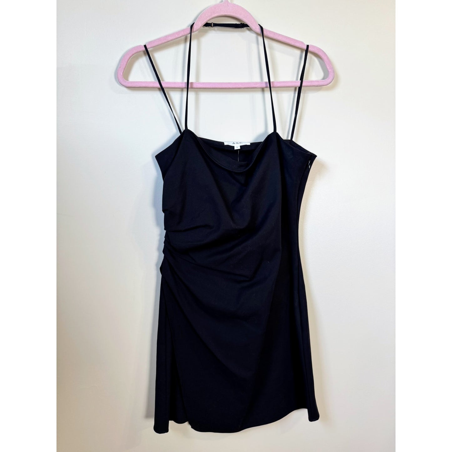 NEW NWT A.L.C Charlie Black Mini Dress Size 6 LBD