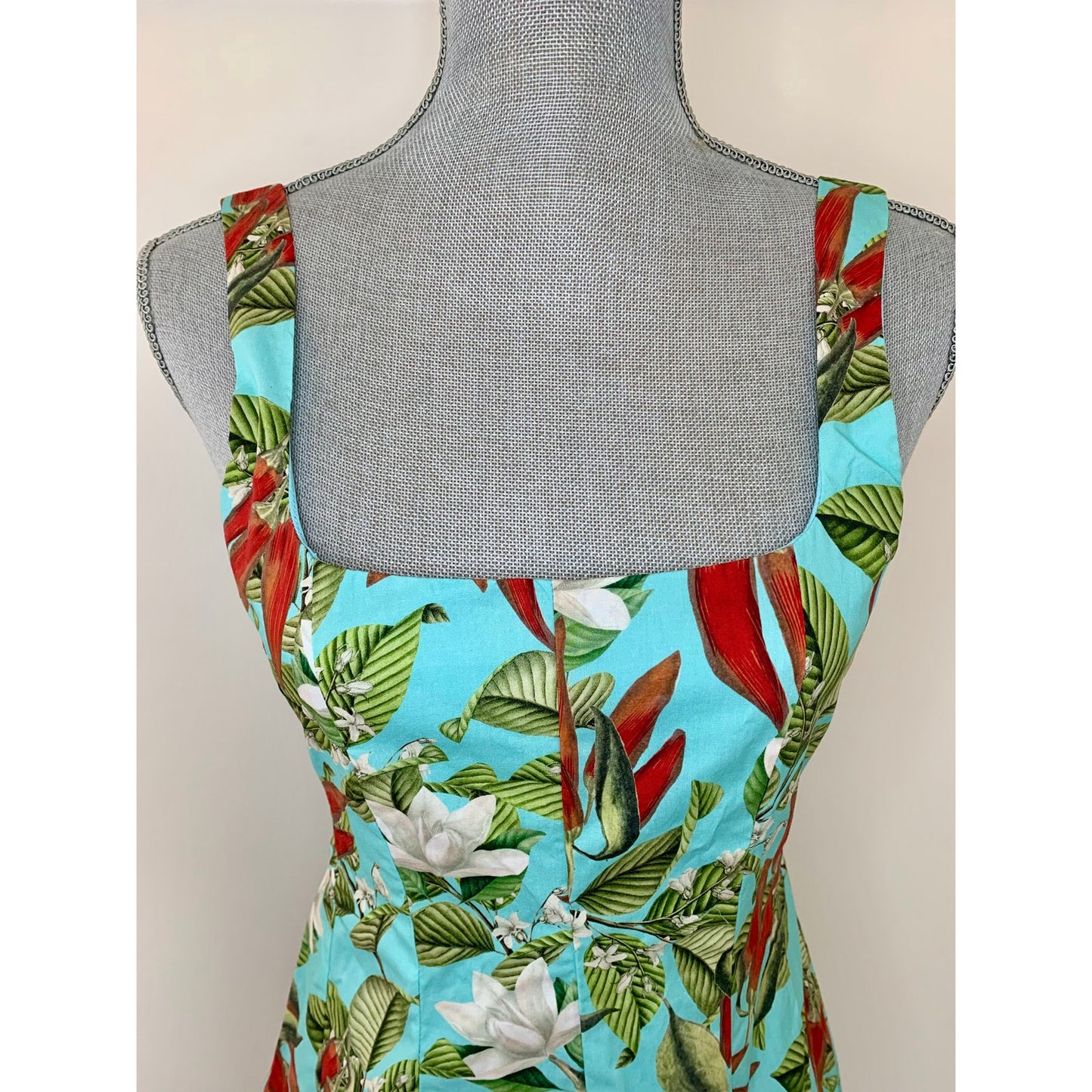 Show Me Your Mumu Prim Dress Midi Spicy Peppers Medium Floral Sleeveless Lined