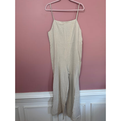NEW NWT Rhythm Classic Linen Jumpsuit Size 12/Large