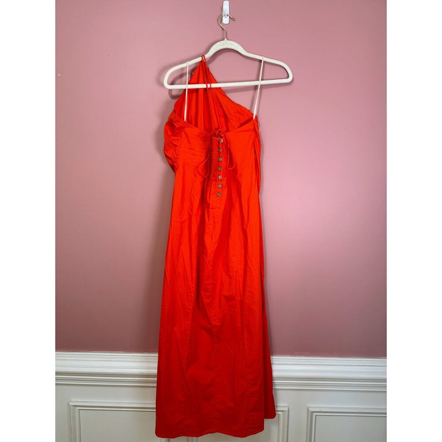 Free‎ People Red Maia Midi Dress Size Large