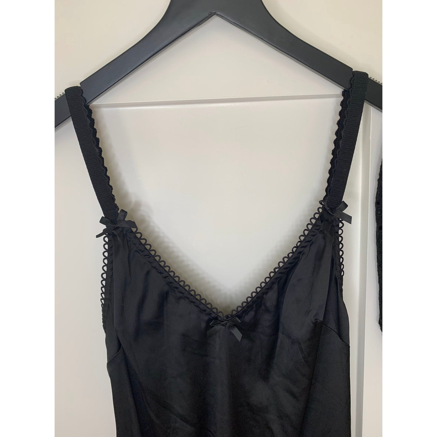 For Love & Lemons Mini Dress With Slip in Black Medium Floral Short Sleeve