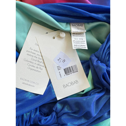 NEW NWT Baobab Eliza Dress Dawn Rainbow Size Large