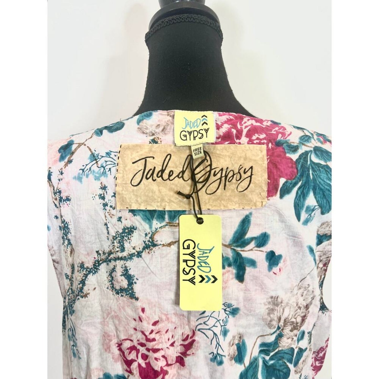 Jaded Gypsy Patchwork Reversible Button Down Vest JG-91 Free‎ Size