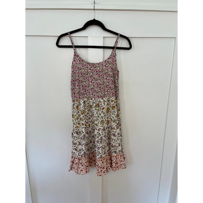 NEW NWT Jaded Gypsy Patchwork Dreams Mini Dress JG-115 Size S/M