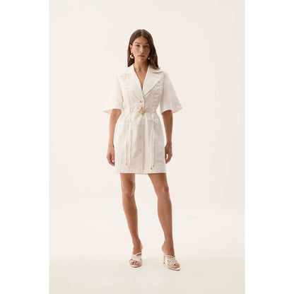 NEW NWT Aje. Ana Mini Dress Ivory US Size 4