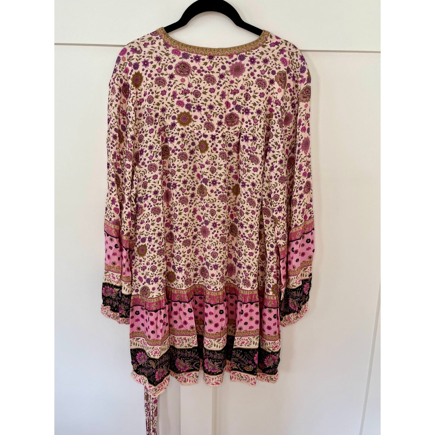 NEW Spell & The Gypsy Collective Lady Untamed Tunic Mini Dress Pink Floral