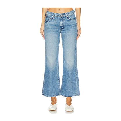 NEW NWT MOTHER Bookie Flood Jeans in Puzzled Size 30