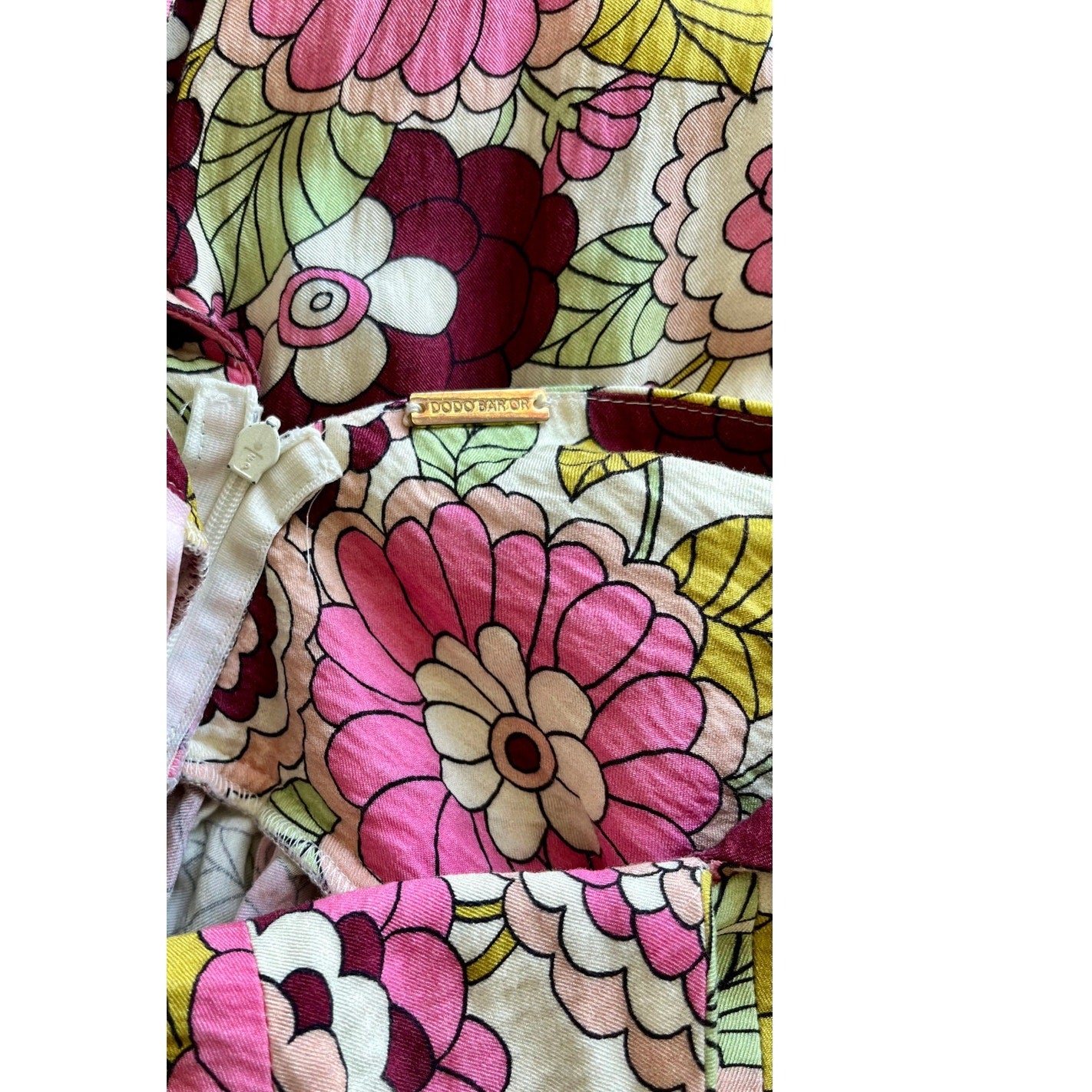 Dodo Bar Or Jenny Floral V-Neck Maxi Dress Size XS