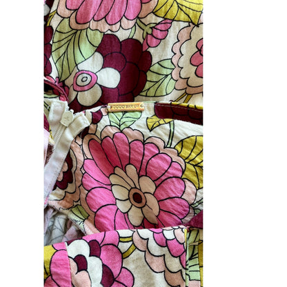 Dodo Bar Or Jenny Floral V-Neck Maxi Dress Size XS