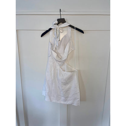 Reformation Valli Linen Dress White Size 8