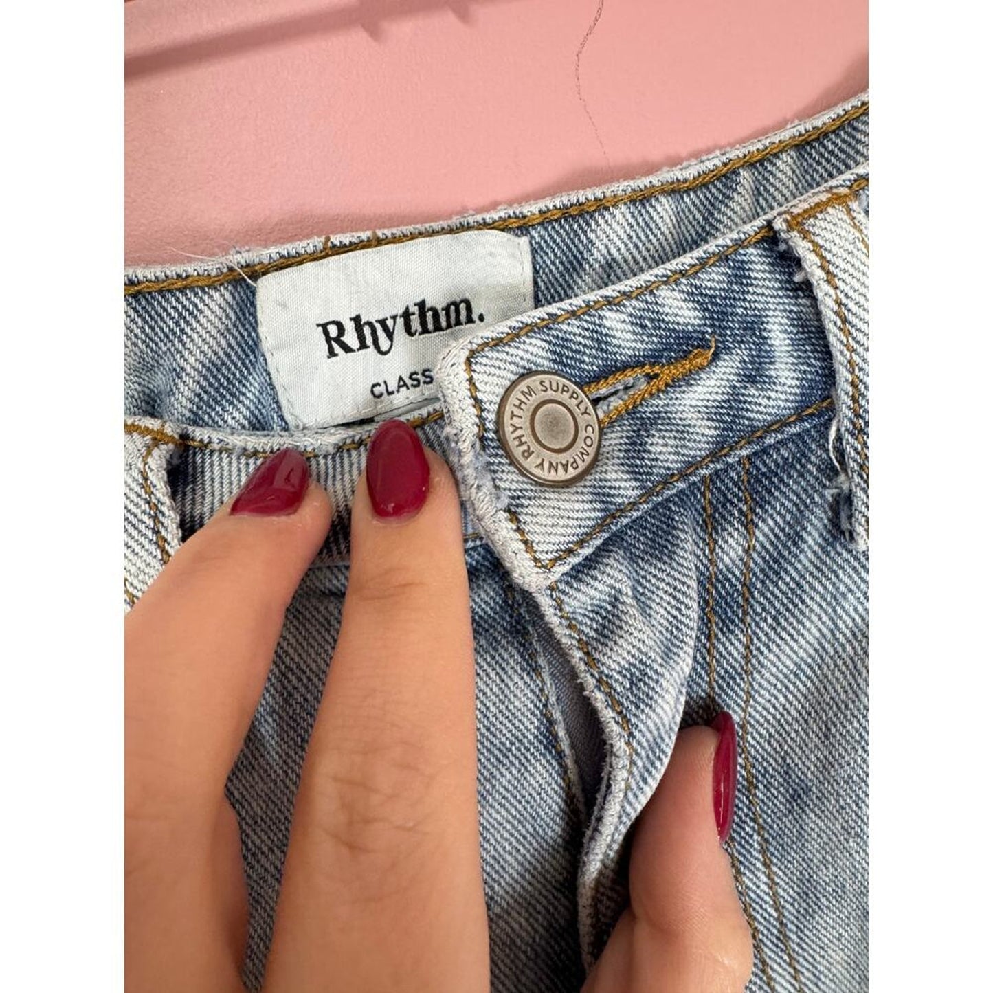 Rhythm‎ Classic High Rise Tapered Jean Size 2
