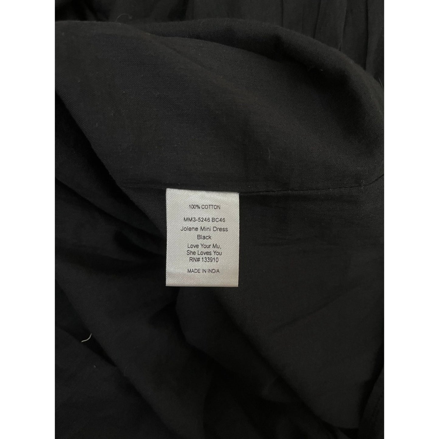 Show Me Your Mumu Jolene Mini Dress Black Smocked Ruffle Belted XL