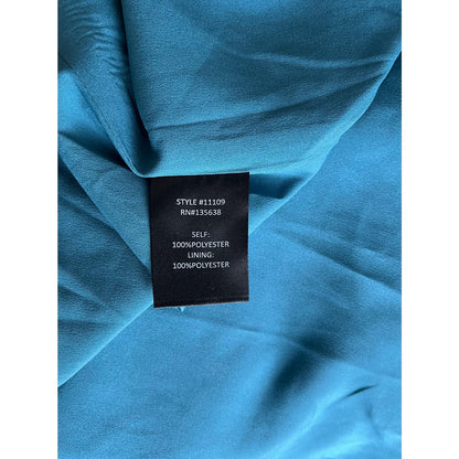NEW NWT Hutch Anthropologie Royce Floral High Low Dress Teal Size 10