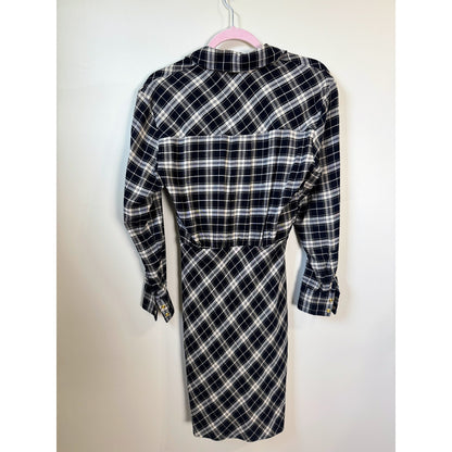 NEW NWT Veronica Beard Sierra Flannel Midi Dress Size 2