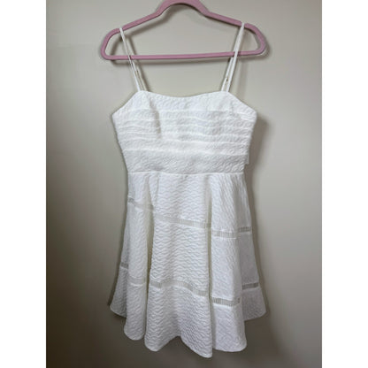 NEW NWT Aje. Cinque Jacuard Mini Dress White US Size 6