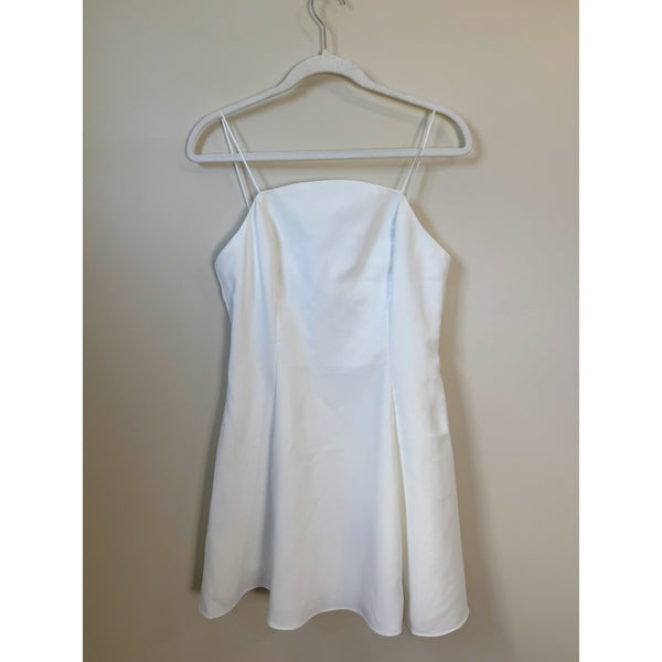 NEW NWT Amanda Uprichard Romilly Mini Dress White Size Medium