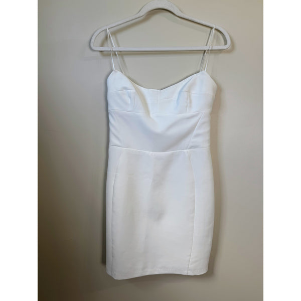 NEW NWT Amanda Uprichard Ivy Mini Dress in White Size Medium