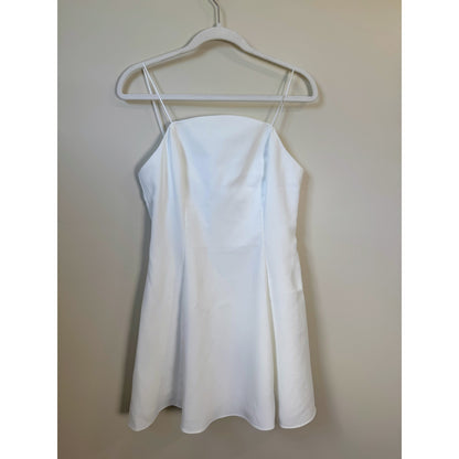 NEW NWT Amanda Uprichard Romilly Mini Dress White Size Medium