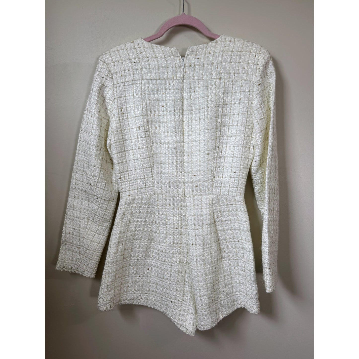 NEW NWT Amanda Uprichard Fallon Romper in White Size Small