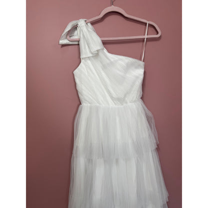 NEW NWT Show Me Your Mumu Cupcake Dress in White Tulle XS