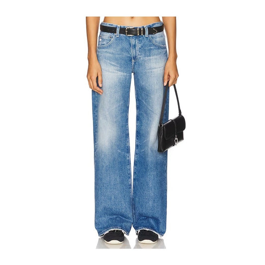 NEW NWT AG Adriano Goldschmeid Adria Low-Rise Wide Leg Jeans in Flashback Size 30