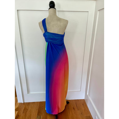 NEW NWT Baobab Eliza Dress Dawn Rainbow Size Large
