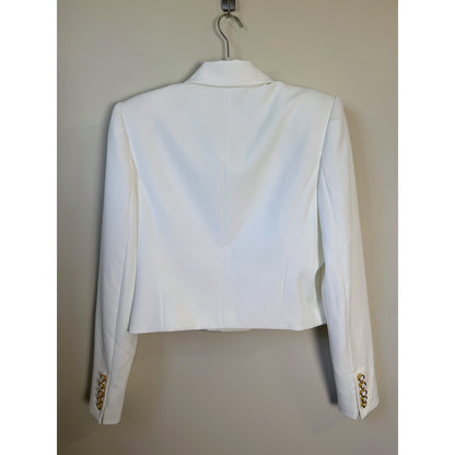 NEW NWT Generation Love Oliver Crepe Blazer White Size Large