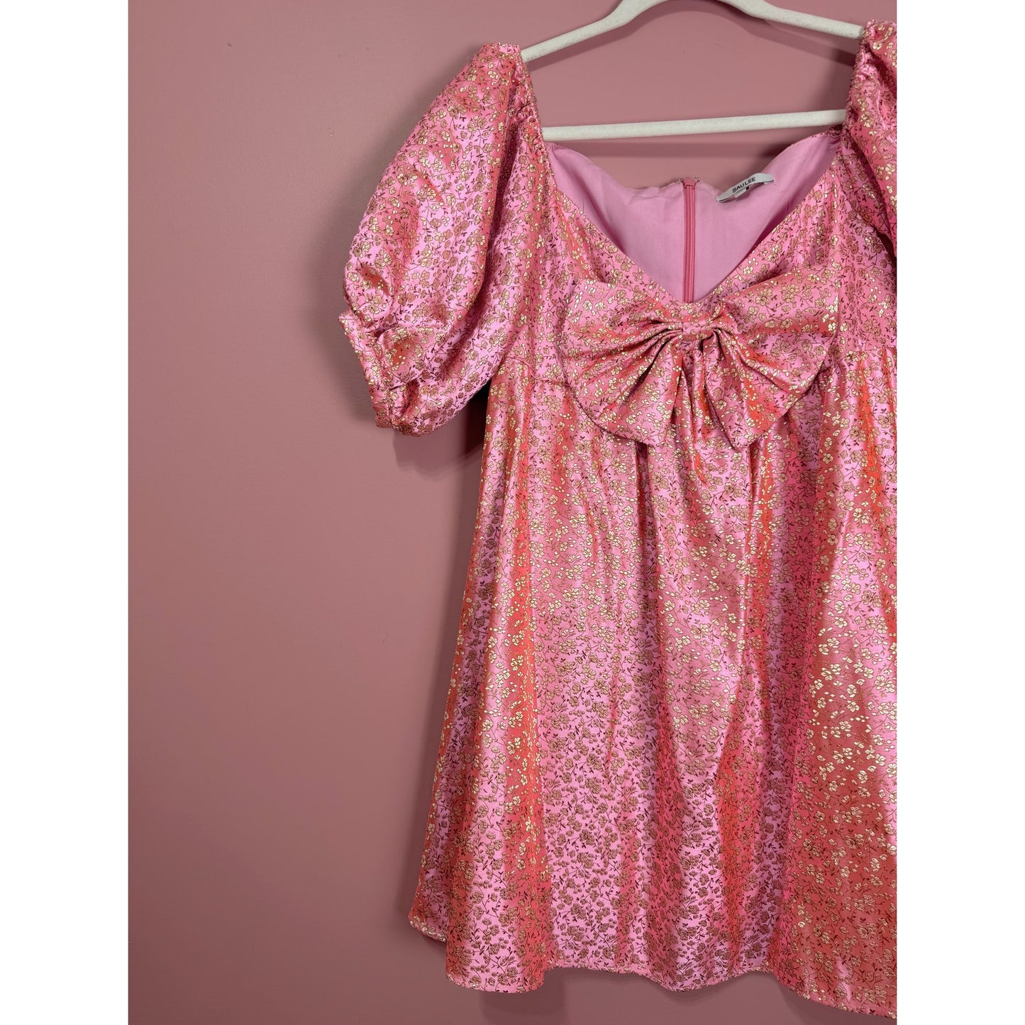 Sau Lee Arabella Mini Dress Pink Mini Dress Size 4