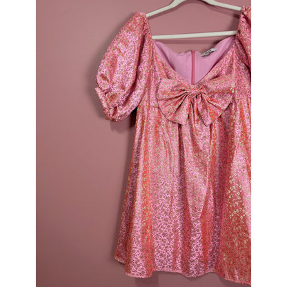 Sau Lee Arabella Mini Dress Pink Mini Dress Size 4