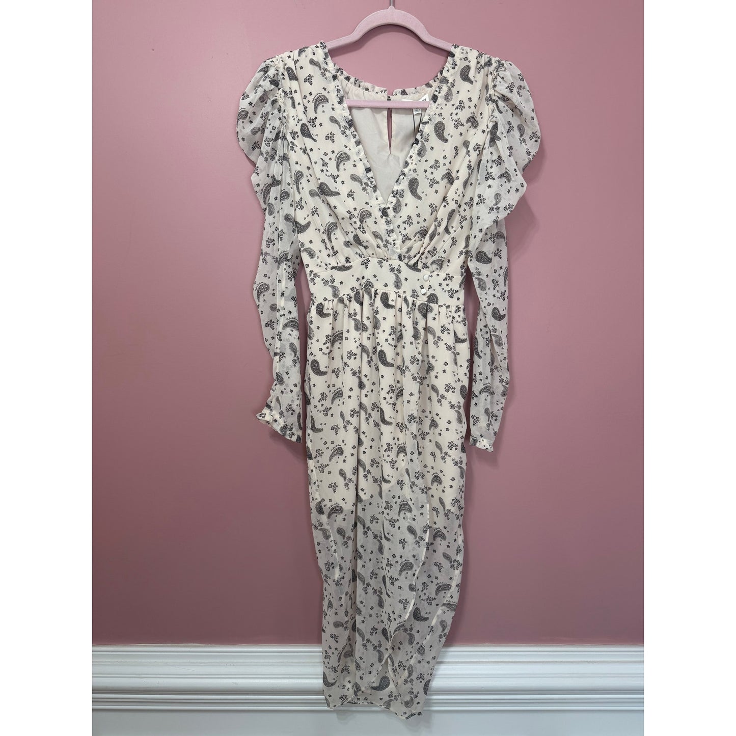 NEW NWT For Love & Lemons Paisley Midi Dress Size XS