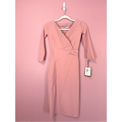 Chiara Boni Antheia Dress in Antique Rose Pink US Size 2