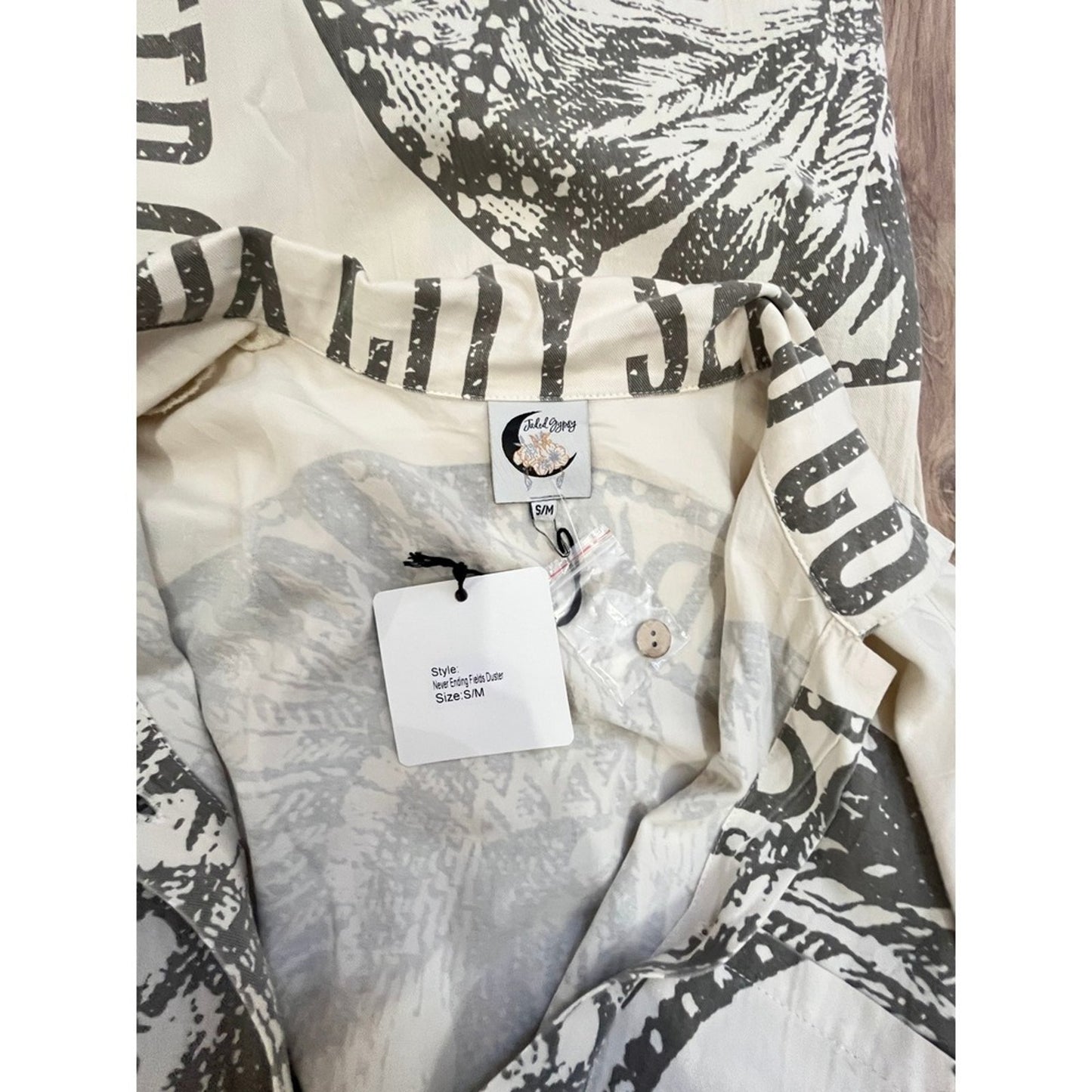 Jaded Gypsy Never Ending Fields Duster Sioux City Size S/M