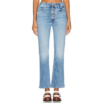NEW NWT MOTHER Pixie Dazzler Ankle Fray Jeans in Ivy League Size 29