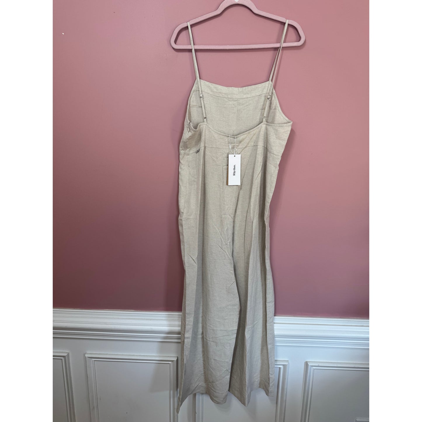 NEW NWT Rhythm Classic Linen Jumpsuit Size 12/Large