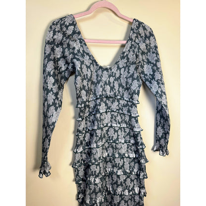 NEW NWT V. Chapman Lanie Floral Maxi Dress Size 4
